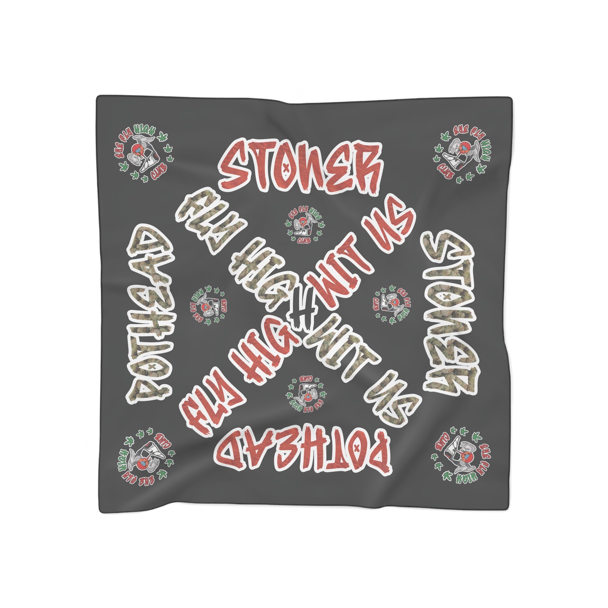 "Fly High Wit Us" Stoner x Pothead Bandana