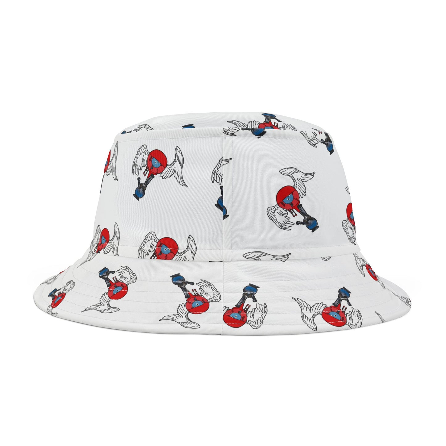 Bong Eye Bucket Hat (white)