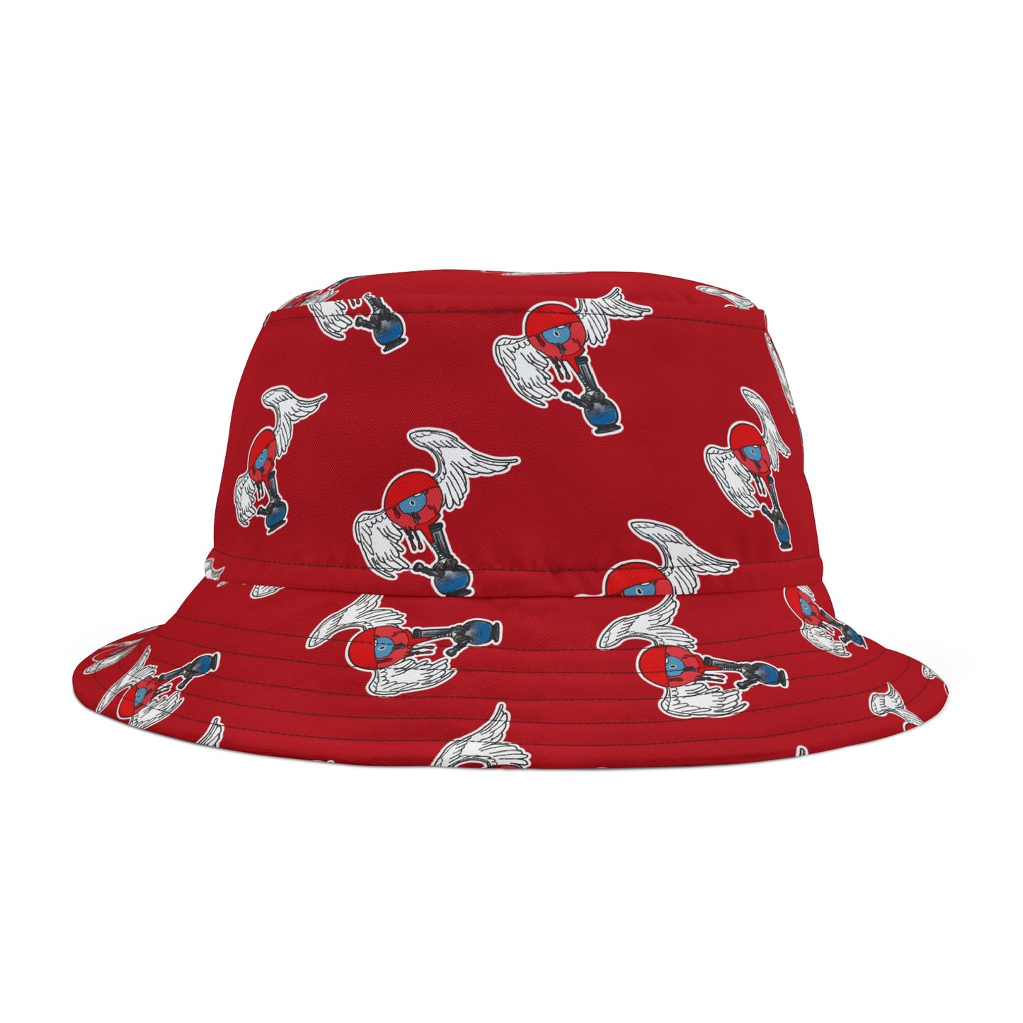 Bong Eye Bucket Hat (red)