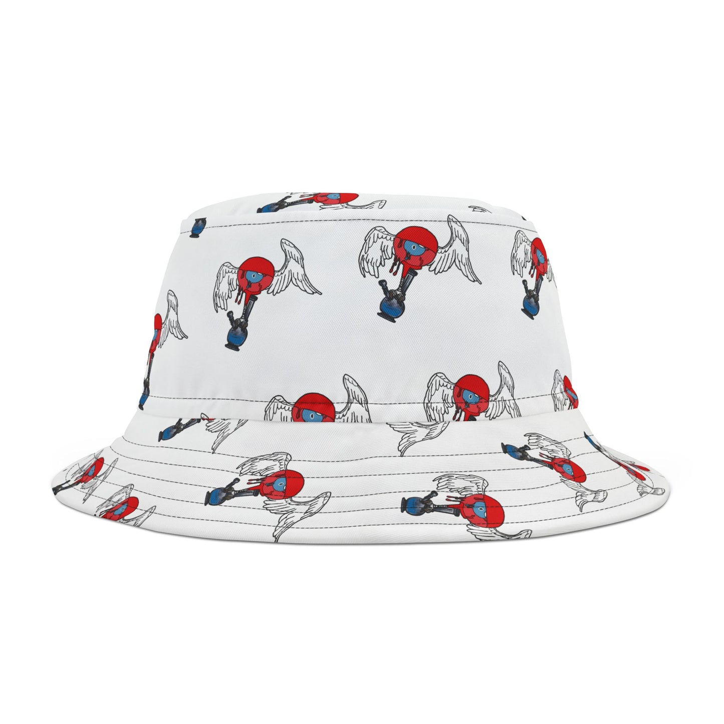 Bong Eye Bucket Hat (white)